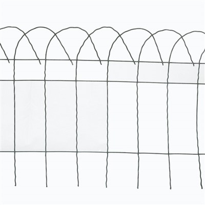 Зварний бордюрний паркан